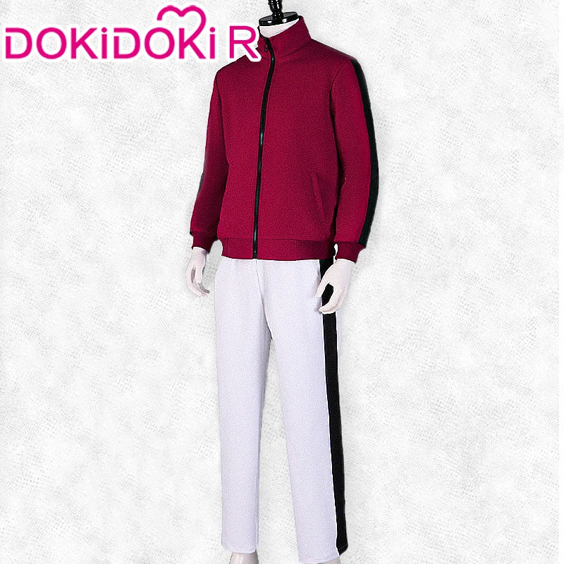 【Size S-2XL】DokiDoki-R Anime Cosaply High School Uniform Costume Red - Image 2