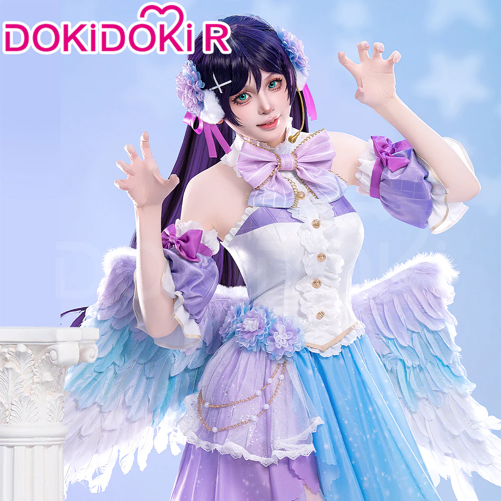 【Partially Ready For Ship】DokiDoki-R Anime LoveLive! School Idol Project Cosplay Lovelive Nozomi Tojo Costume White Day Angel Idol Project - Image 2