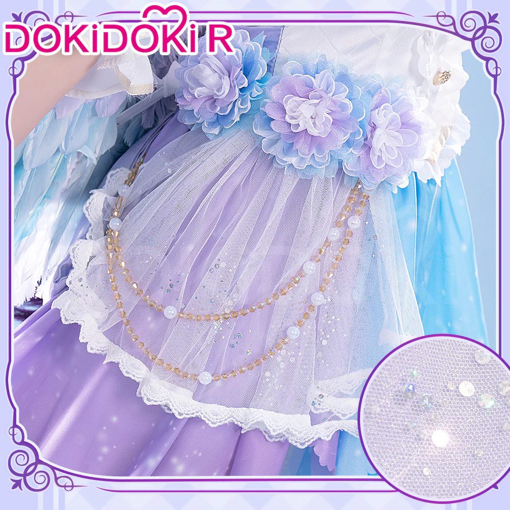 【Partially Ready For Ship】DokiDoki-R Anime LoveLive! School Idol Project Cosplay Lovelive Nozomi Tojo Costume White Day Angel Idol Project - Image 3