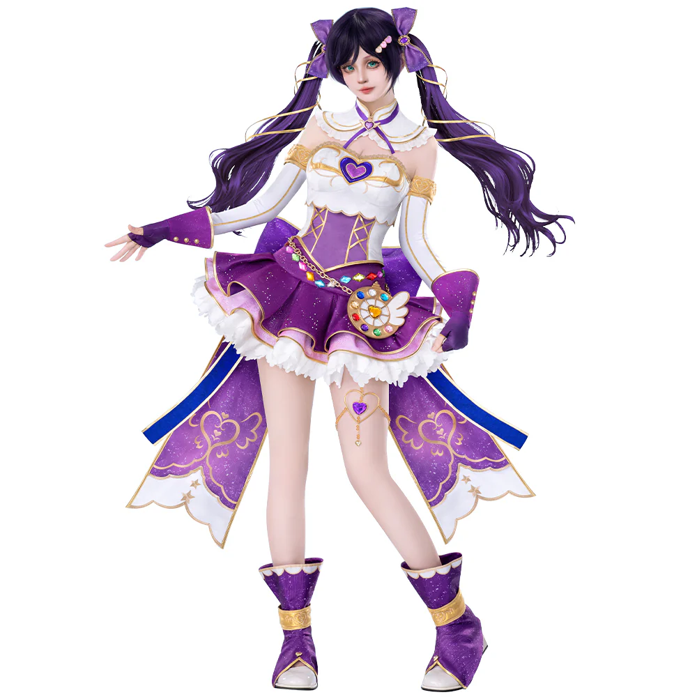 DokiDoki-R Anime LoveLive! School Idol Project Cosplay Lovelive Toujou Nozomi Costume MakeUp Make-Up Magic - Image 6