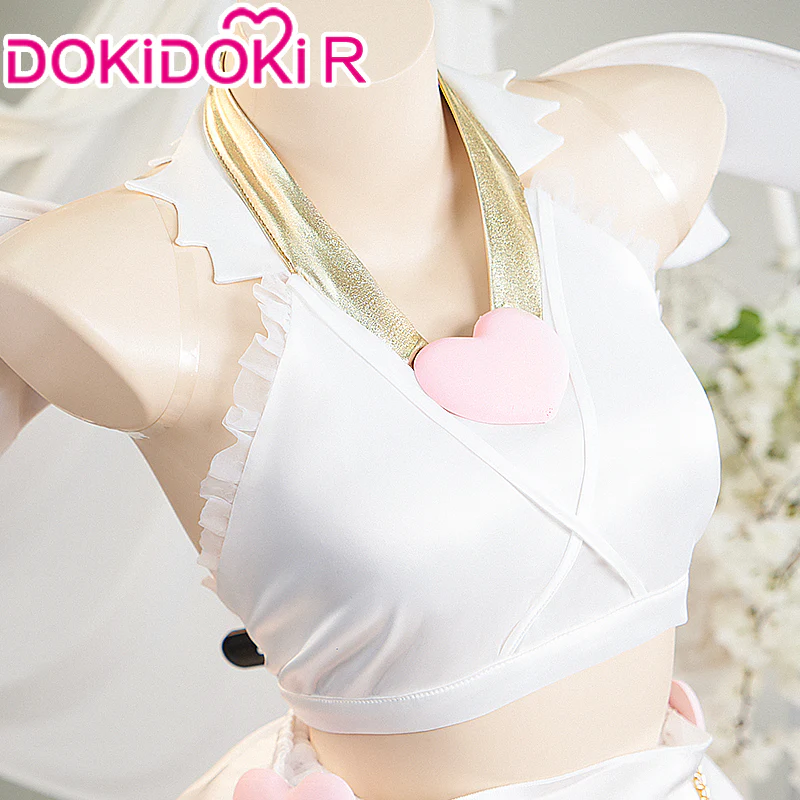 【In Stock】DokiDoki-R Anime Cosplay White Costume  - Image 3