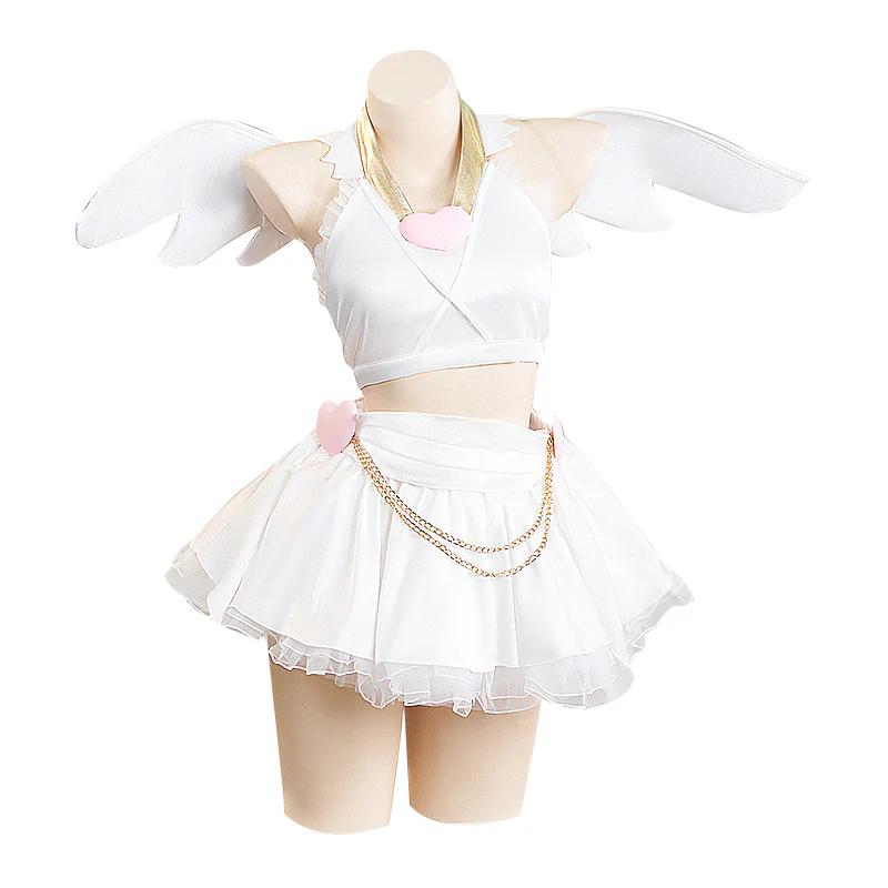 【In Stock】DokiDoki-R Anime Cosplay White Costume  - Image 4