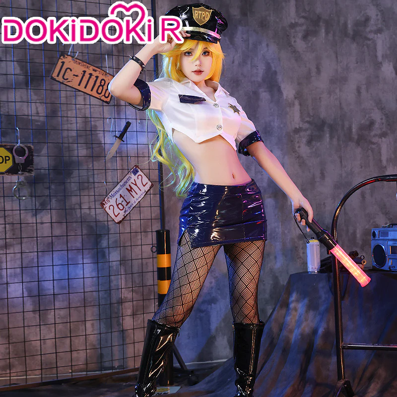 【Partially Ready For Ship】DokiDoki-R Anime Cosplay Costume Angel Police Uniform - Image 2