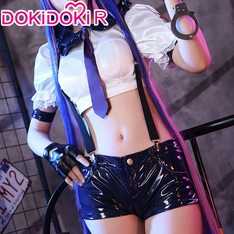 【Partially Ready For Ship】DokiDoki-R Anime Cosplay Costume Angel Police Uniform - Image 6