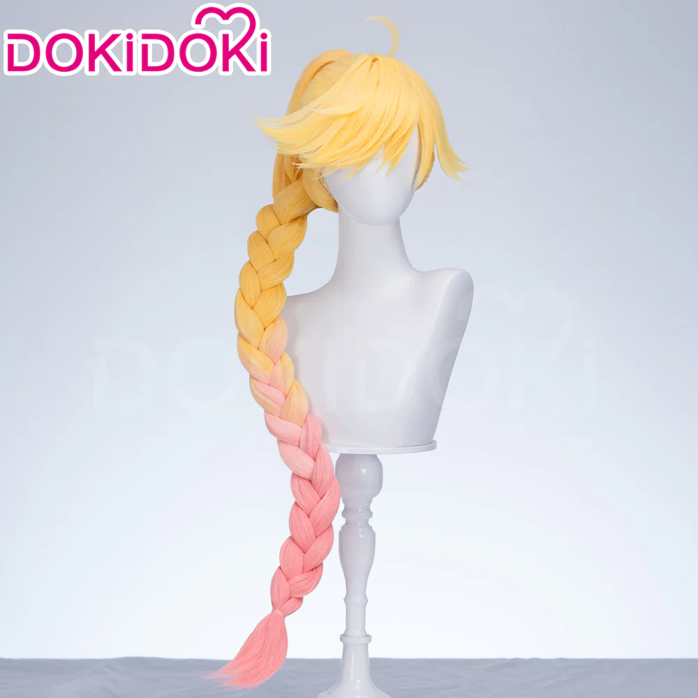 【Partially Ready For Ship】DokiDoki Anime Cosplay  Cosplay Wig Long Yellow Hair / Earrings - Image 21