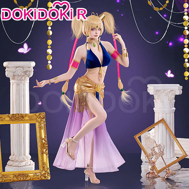 【In Stock】DokiDoki-R Anime Shugo Chara! Cosplay Tsukiyomi Utau Costume Dancing Diva My Guardian Characters - Image 2