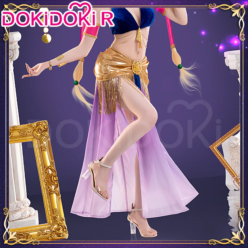 【In Stock】DokiDoki-R Anime Shugo Chara! Cosplay Tsukiyomi Utau Costume Dancing Diva My Guardian Characters - Image 4