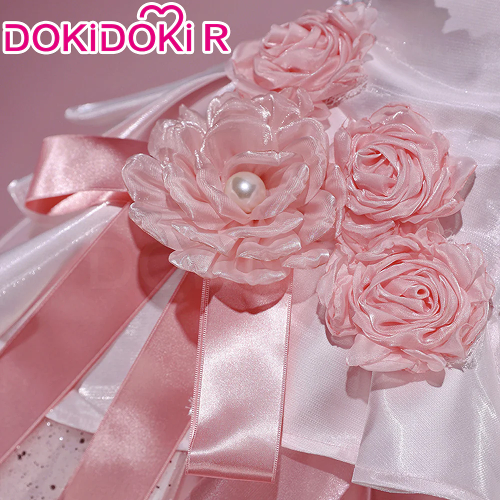 【Partially Ready For Ship】DokiDoki-R Anime Sword Art Online Cosplay Yuuki Asuna Costume SAO Rose Bride Wedding Dress Unrestrained Emotion - Image 4