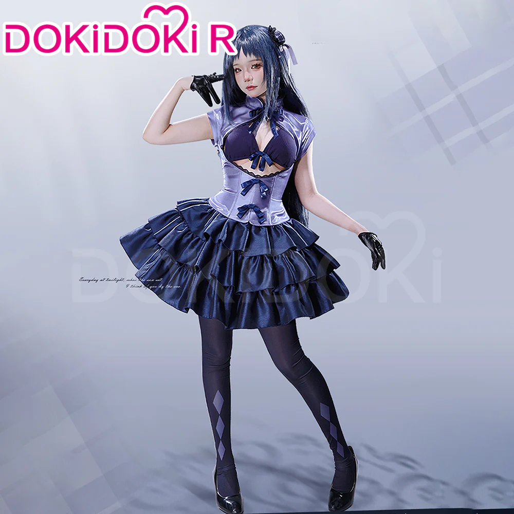 DokiDoki-R Anime The Magical Girl and the Evil Lieutenant Used to Be Archenemies Cosplay Kagari Hibana Costume