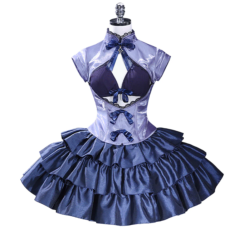 DokiDoki-R Anime The Magical Girl and the Evil Lieutenant Used to Be Archenemies Cosplay Kagari Hibana Costume - Image 6