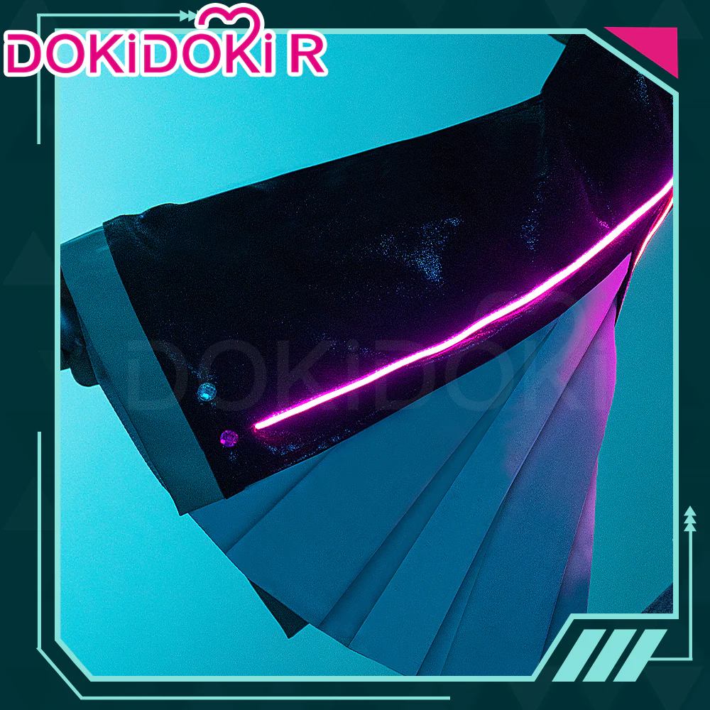 【IN STOCK】DokiDoki-R Cosplay Costume White Black Dress 10th Anniversary / Headphone - Image 3