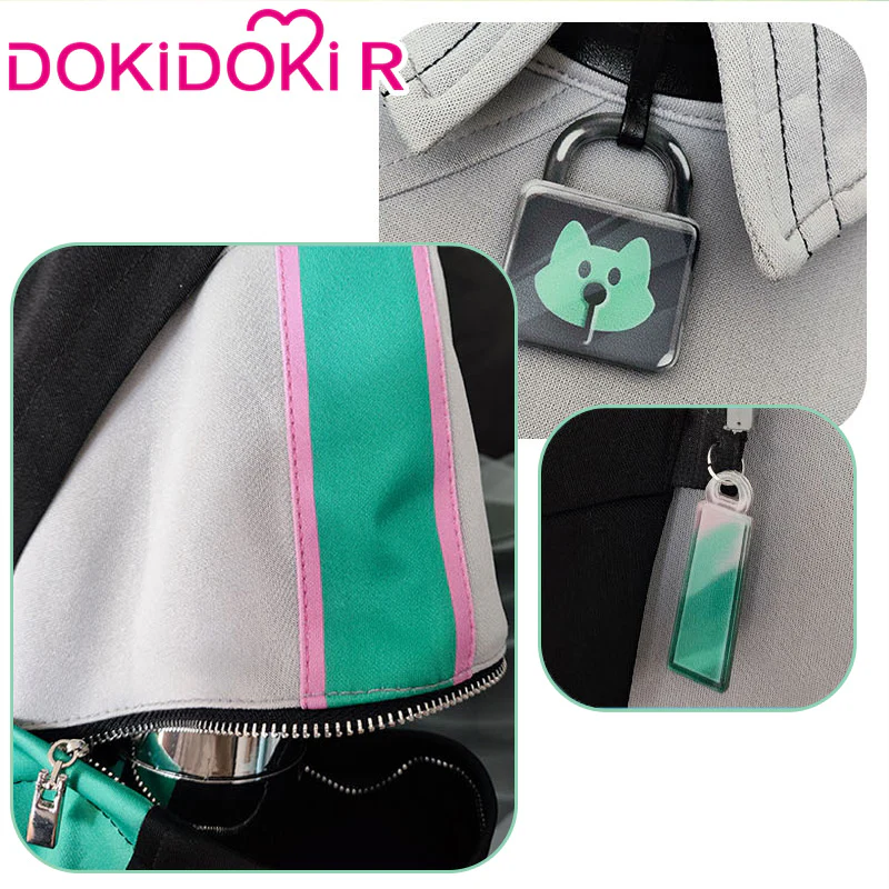 【In Stock】DokiDoki-R Cosplay Vtuber AZA Cosplay Costume NIJISANJI - Image 3