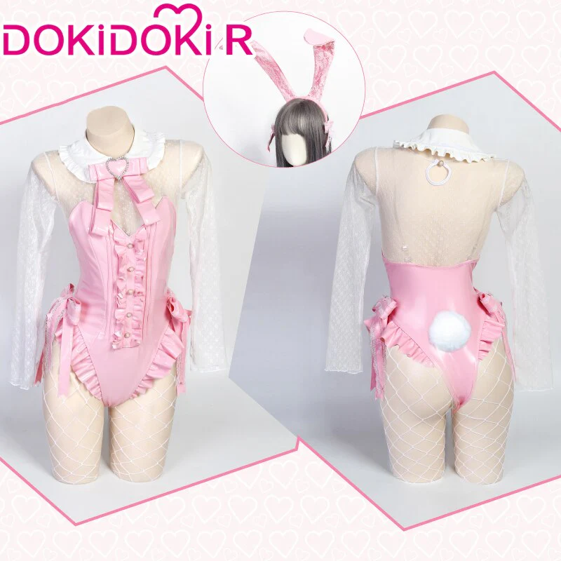 【 Ready For Ship】DokiDoki-R Cute Bunny Girl Costume Sexy Cosplay Christmas - Image 3
