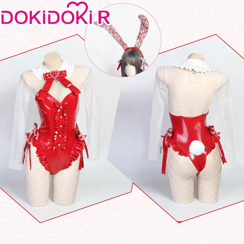 【 Ready For Ship】DokiDoki-R Cute Bunny Girl Costume Sexy Cosplay Christmas - Image 6