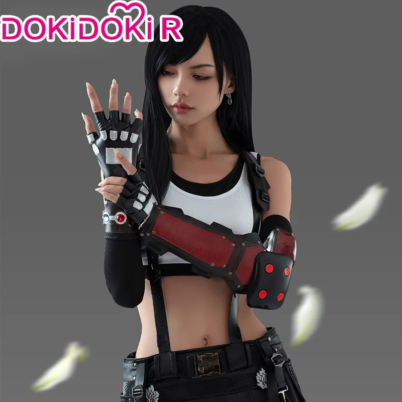 【Partially Ready For Ship】DokiDoki-R Tiiffa Lockhart Cosplay Costume Black White Women - Image 3