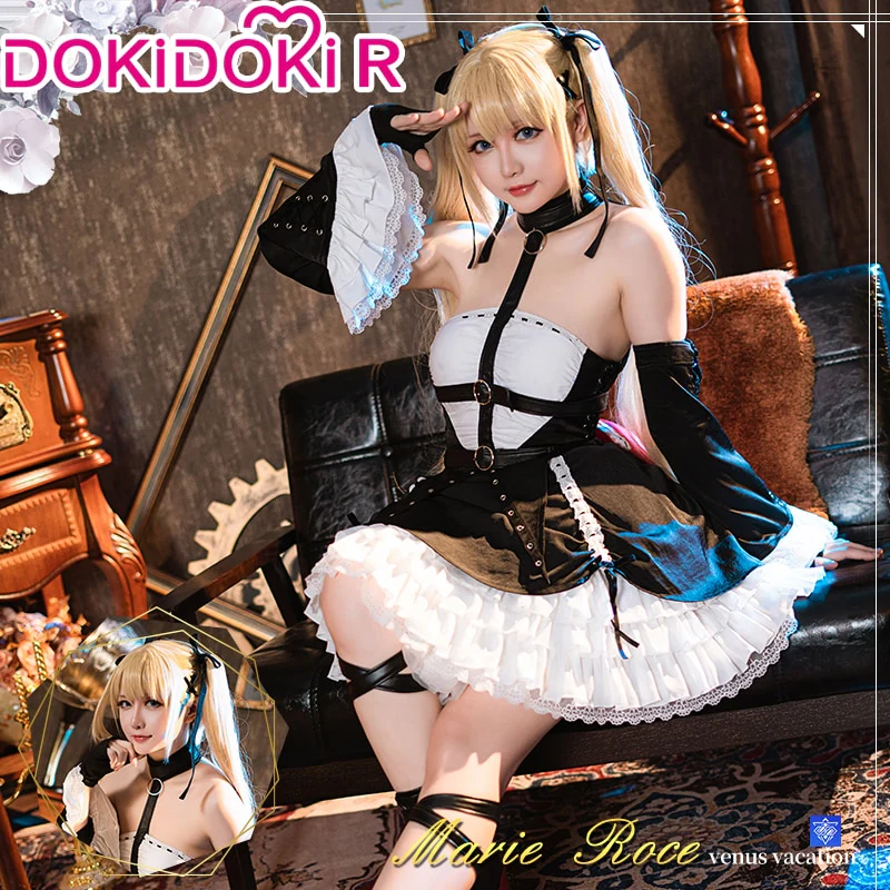 【In Stock】DokiDoki-R Game Azur Lane Cosplay Marie Rose Costume Dead or Alive