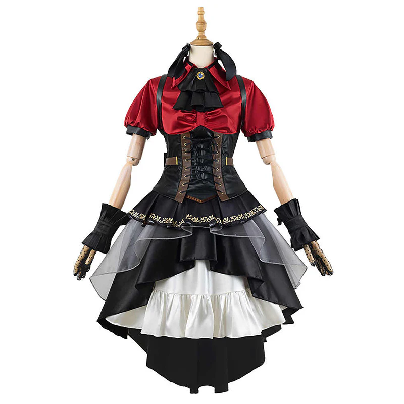 【Size S-XL】DokiDoki-R Game BanG Dream !  Mortis / Doloris / Amoris / Oblivionis / Timoris Cosplay  Ave Mujica Costume - Image 5