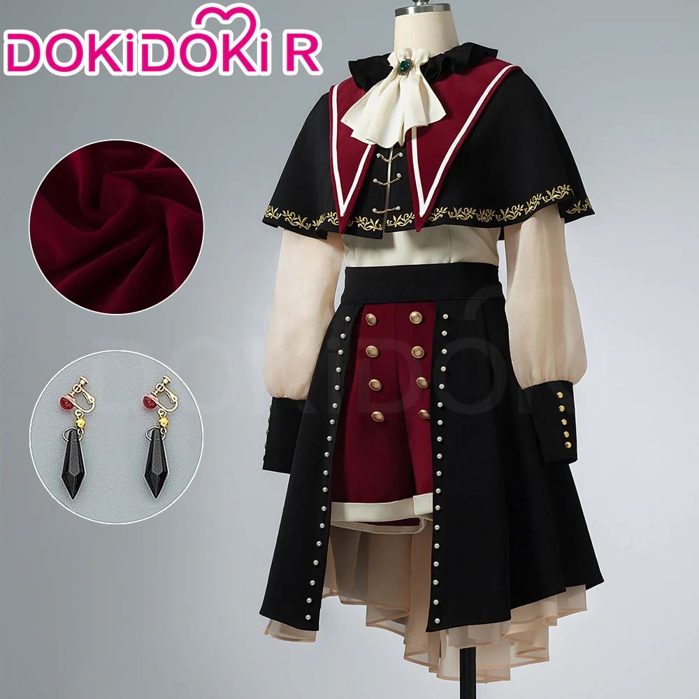 【Size XS-XL】DokiDoki-R Game BanG Dream! Cosplay Wakaba Mutsumi Costume Stage Dress Ave Mujica
