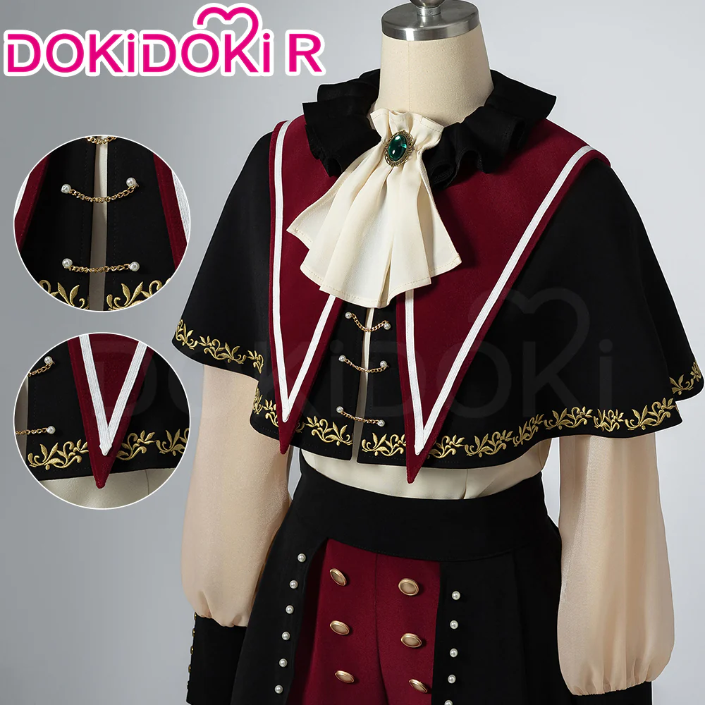 【Size XS-XL】DokiDoki-R Game BanG Dream! Cosplay Wakaba Mutsumi Costume Stage Dress Ave Mujica - Image 3