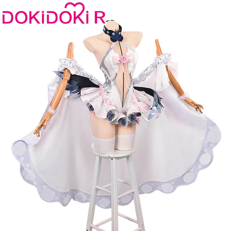 DokiDoki-R Game Blue Archive Cosplay Shimoe Koharu Costume Pure White Oath