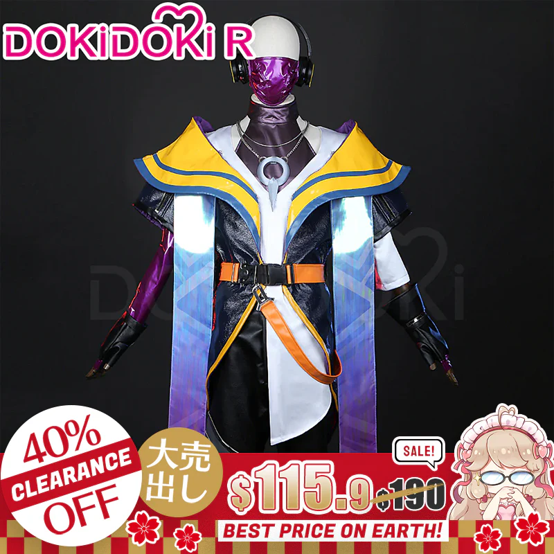 【Ready For Ship】【Last Batch】DokiDoki-R Game Cosplay Costume / Headphone Prop