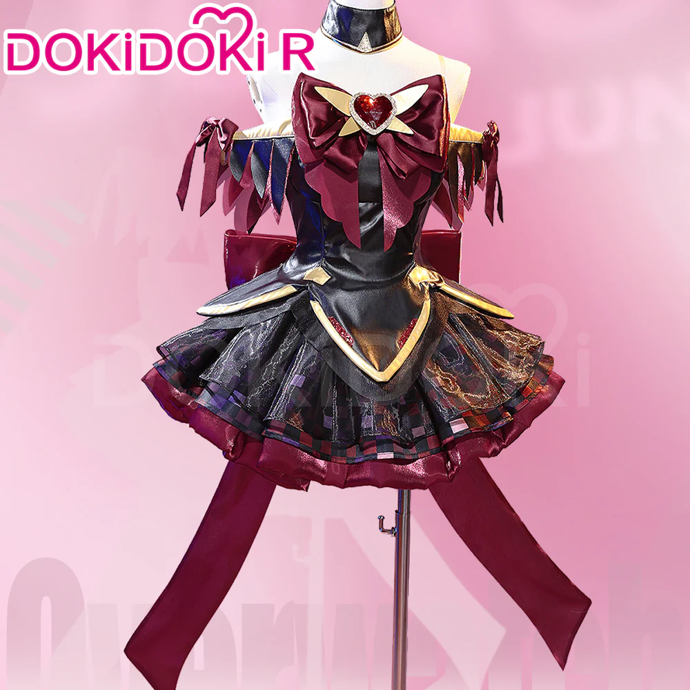 DokiDoki-R Game Cosplay Costume Heart of Hope Magical Girl Pink Black - Image 2