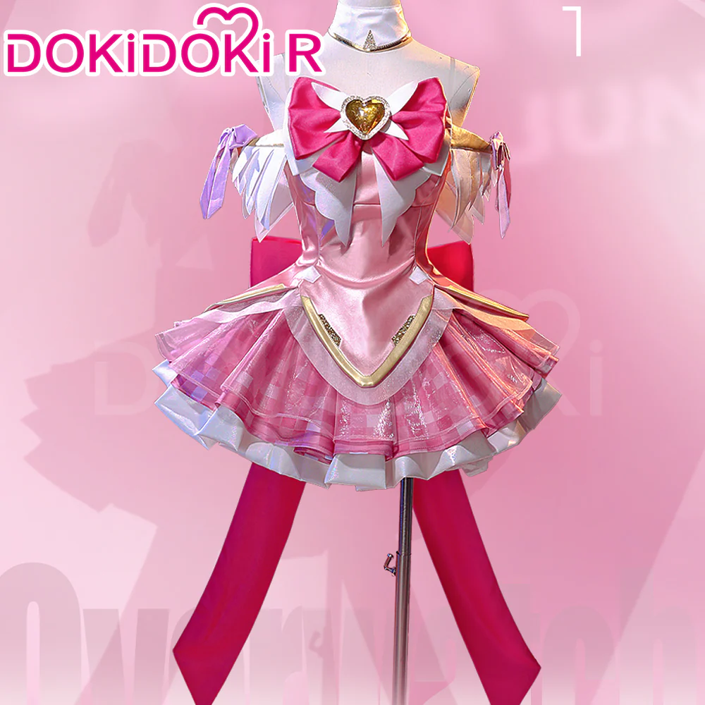DokiDoki-R Game Cosplay Costume Heart of Hope Magical Girl Pink Black - Image 3
