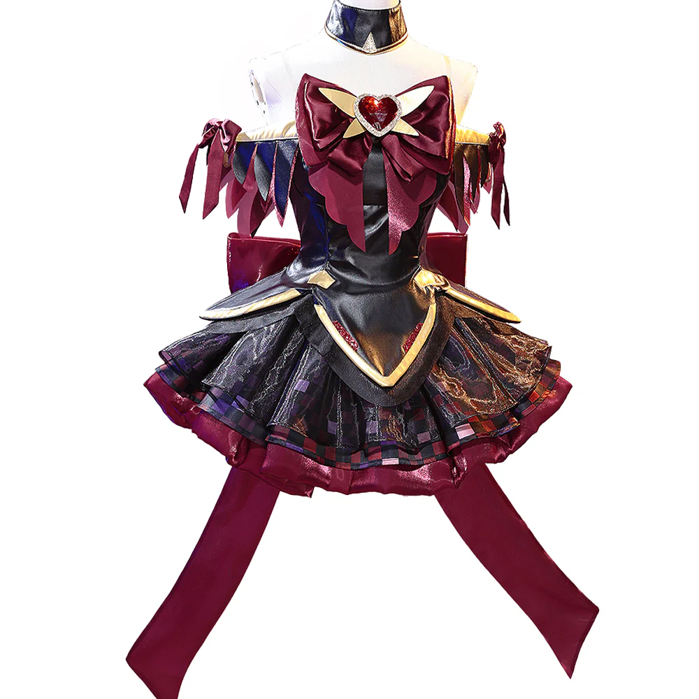 DokiDoki-R Game Cosplay Costume Heart of Hope Magical Girl Pink Black - Image 6
