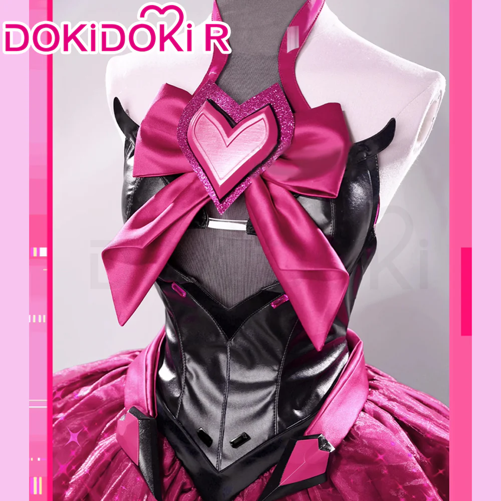 DokiDoki-R Game Cosplay Pink Dress Magical Girl Costume - Image 2