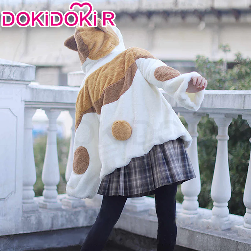 【Size S-3XL】DokiDoki-R Game Cosplay Fat Cat Minion Dojin Winter Furry Coat FF14