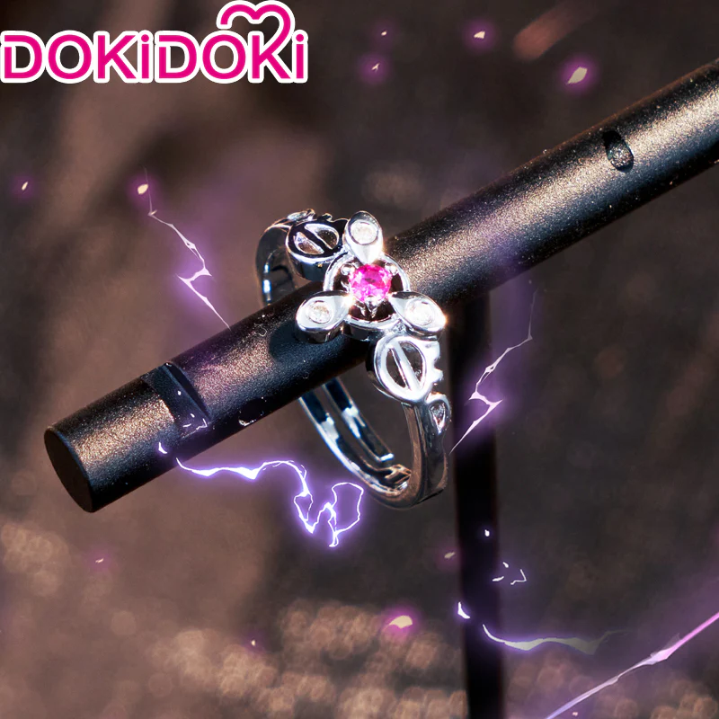 【Partially Ready For Ship】DokiDoki-R Game Genshin Impact  Cosplay Venti / Ayaka / Sangonomiya Kokom/Mona / Raiden Shogun/ Keqing / Kaeya / Scaramouche/ Tartaglia / Wanderer / Ganyu /Albedo /Kazuha / Rings accessory - Image 4