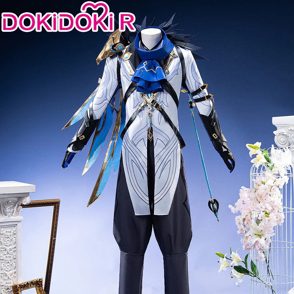 【Size XS-2XL】DokiDoki-R Game Genshin Impact Fatui Harbinger Cosplay Il Dottore Costume