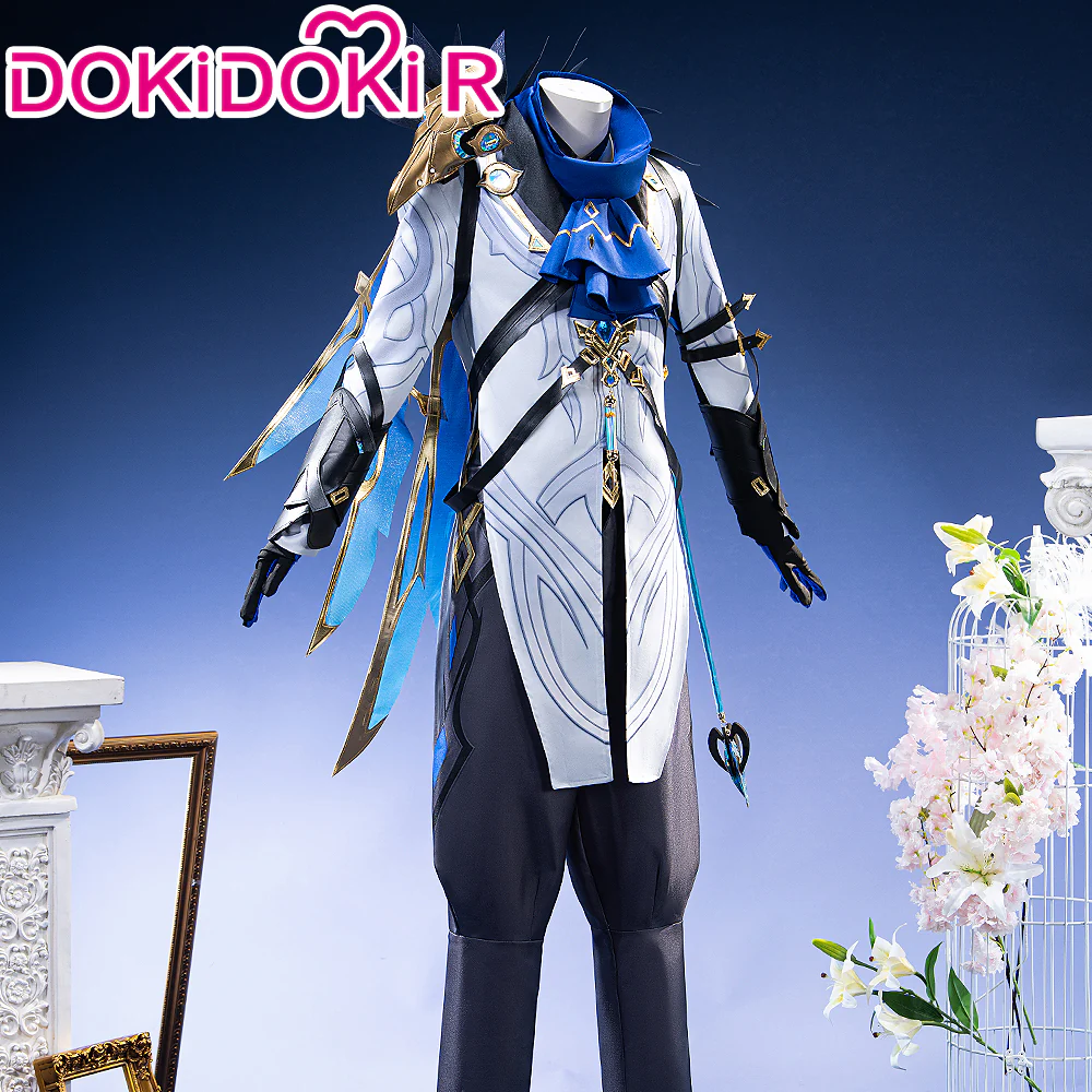 【Size XS-2XL】DokiDoki-R Game Genshin Impact Fatui Harbinger Cosplay Il Dottore Costume - Image 2