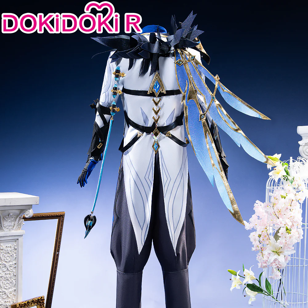 【Size XS-2XL】DokiDoki-R Game Genshin Impact Fatui Harbinger Cosplay Il Dottore Costume - Image 3