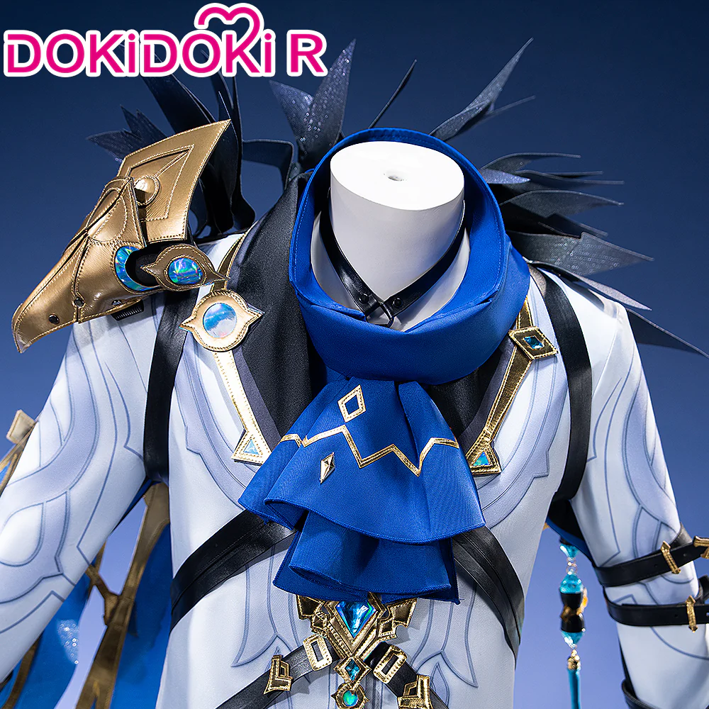 【Size XS-2XL】DokiDoki-R Game Genshin Impact Fatui Harbinger Cosplay Il Dottore Costume - Image 4