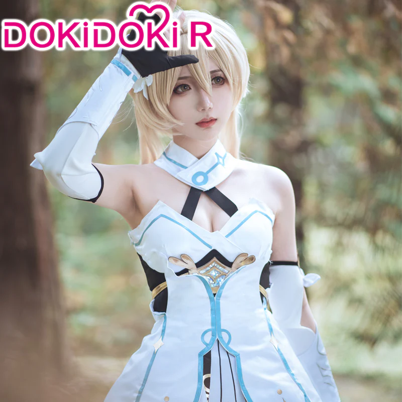 DokiDoki-R Game Genshin Impact Traveler Lumine Cosplay Ying - Image 4