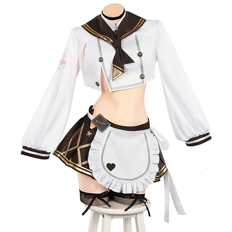 【Ready For Ship】DokiDoki-R Game Cosplay Sexy Uniform Costume - Image 6