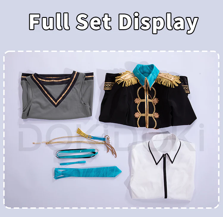 DokiDoki-R Game Prooject Sekaai Colorful Staage! Cosplay Aoyaagii Tooya Bond of memory / Shiinonoome Akitoo Unexpected Words Costume Vbs Toya Wl2 - Image 7