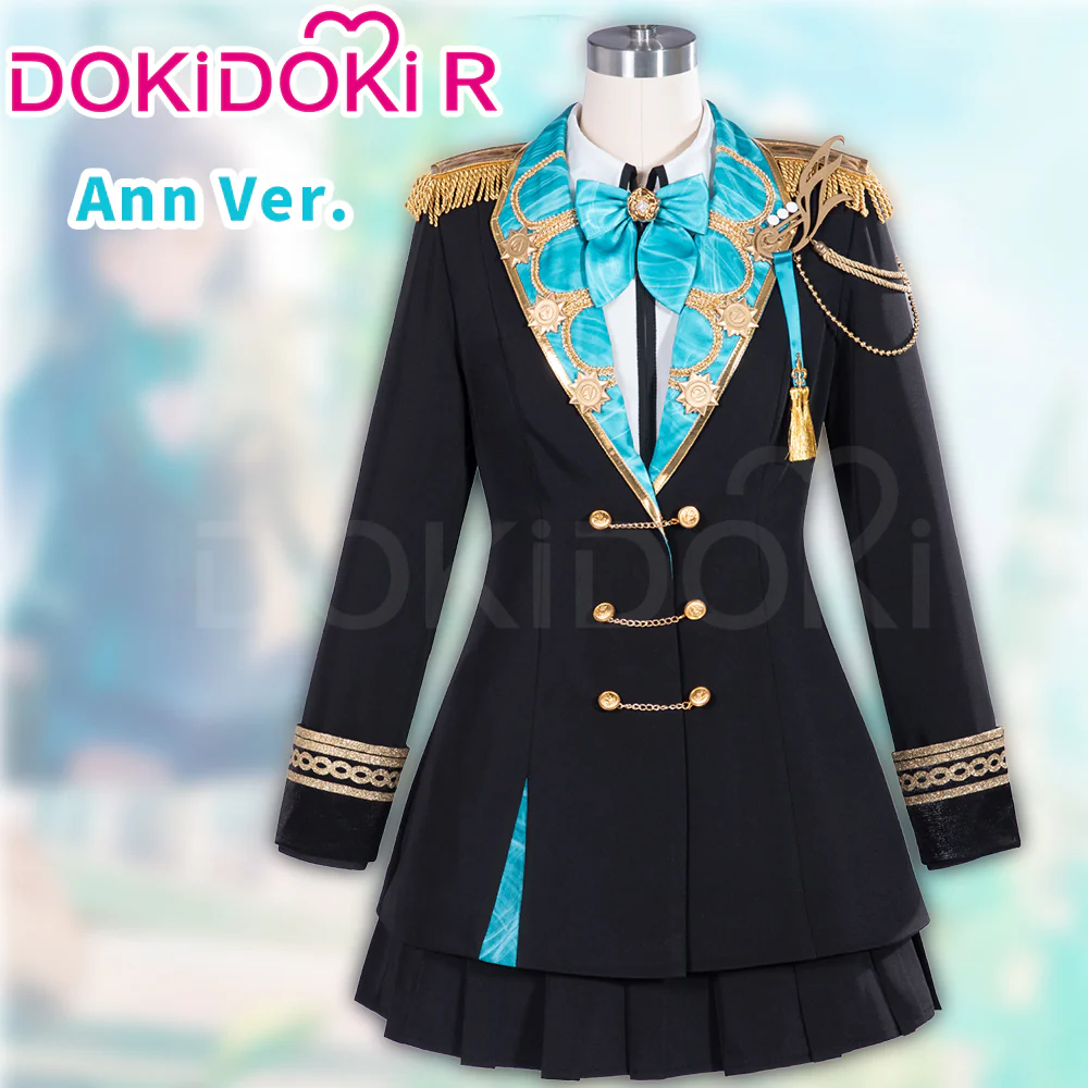 DokiDoki-R Game Cosplay Shiiraishi Ann / Azusawaa Koohane Costume Vbs Toya Wl2 - Image 6