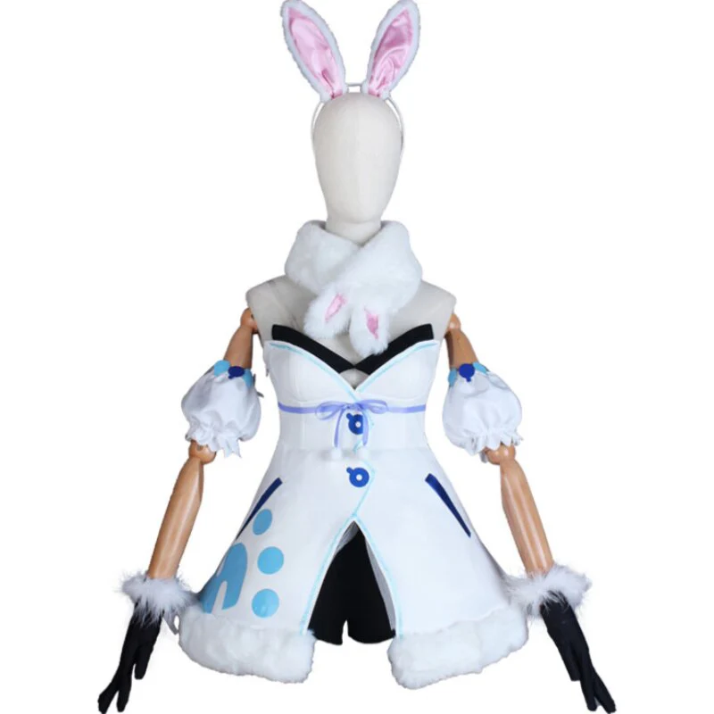【Size XS-XL】DokiDoki-R Hololive English Cosplay Usada Pekora Bunny Girl Cute Peko Cosplay - Image 5
