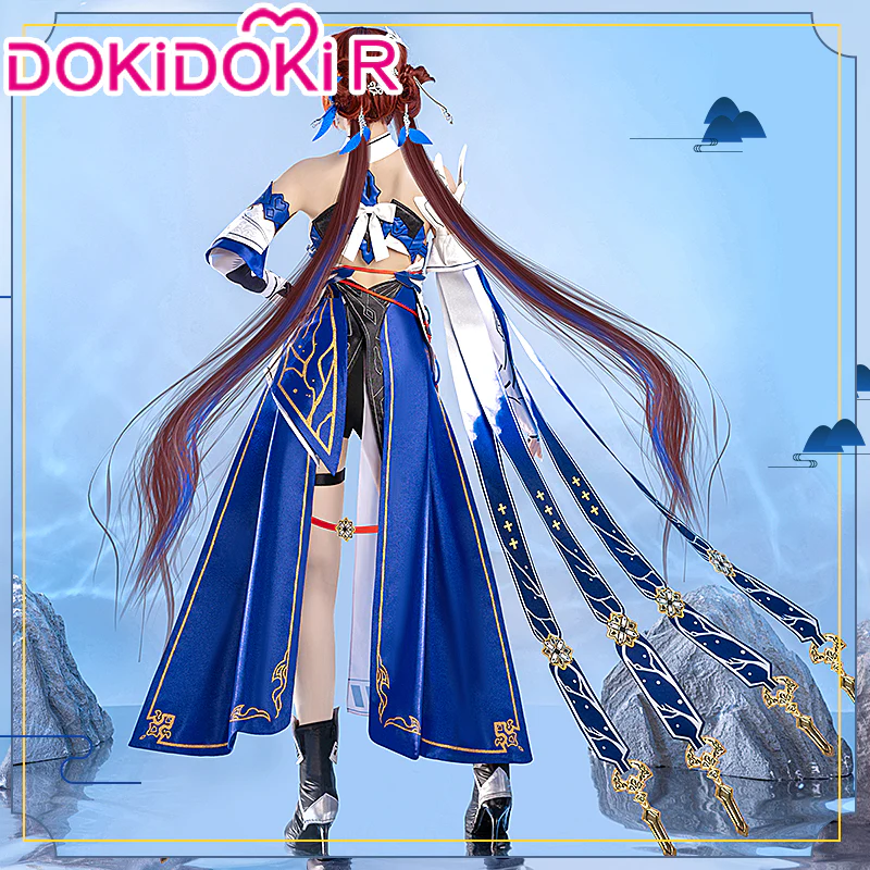 【Partial Size Ready For Ship】【In Stock】DokiDoki-R Game Honkai Impact 3 Li Sushang Cosplay Costume / Wig / Shoes Cover Lisushang - Image 2