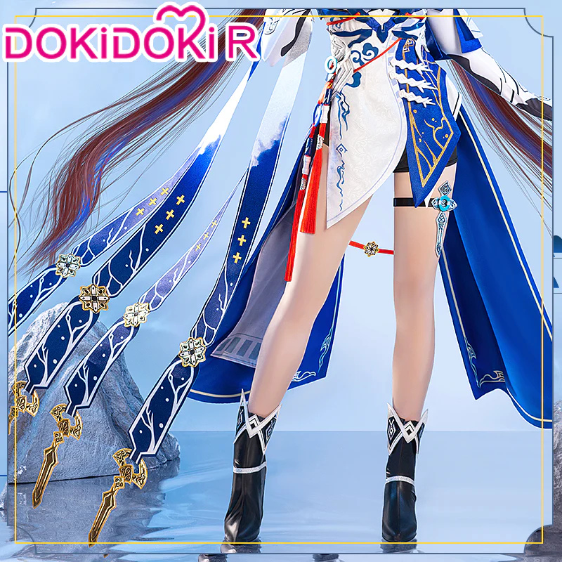 【Partial Size Ready For Ship】【In Stock】DokiDoki-R Game Honkai Impact 3 Li Sushang Cosplay Costume / Wig / Shoes Cover Lisushang - Image 3