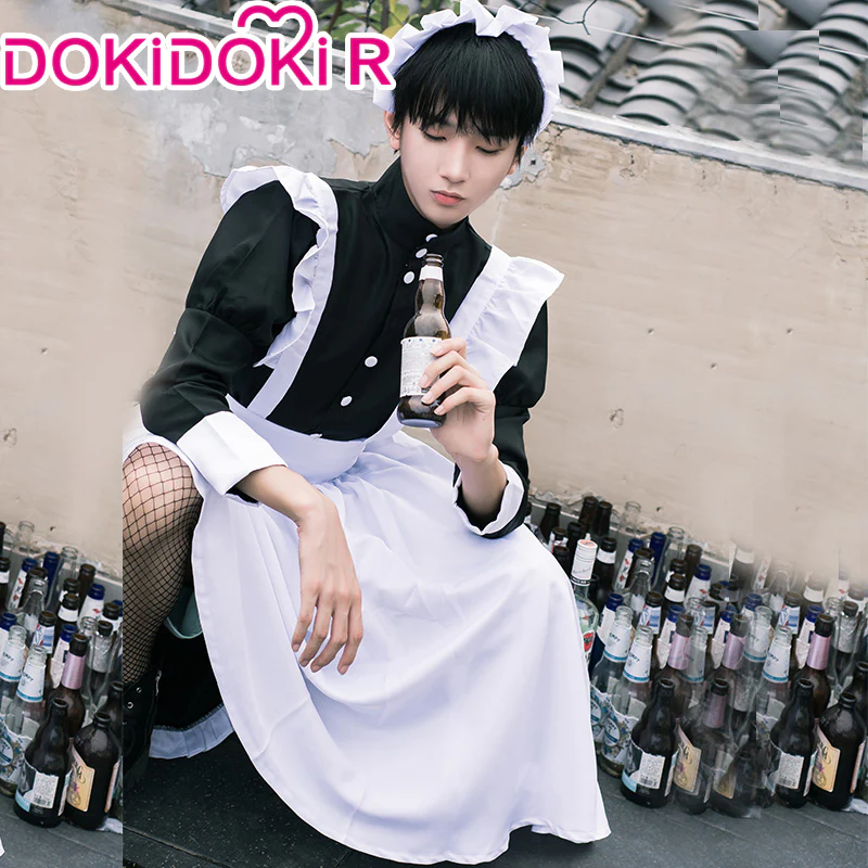 【Partially Ready For Ship】【Size M-3XL】DokiDoki-R Male Maid Cosplay  Costume Men  Gojo Satoru - Image 2