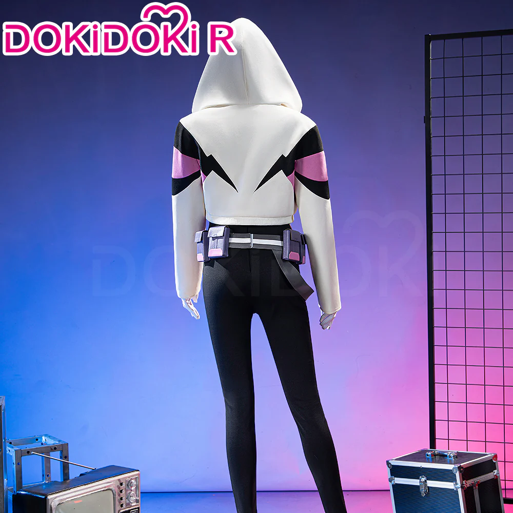 DokiDoki-R Movie Cosplay Cosplay Black Purple Bodysuit Costume - Image 3