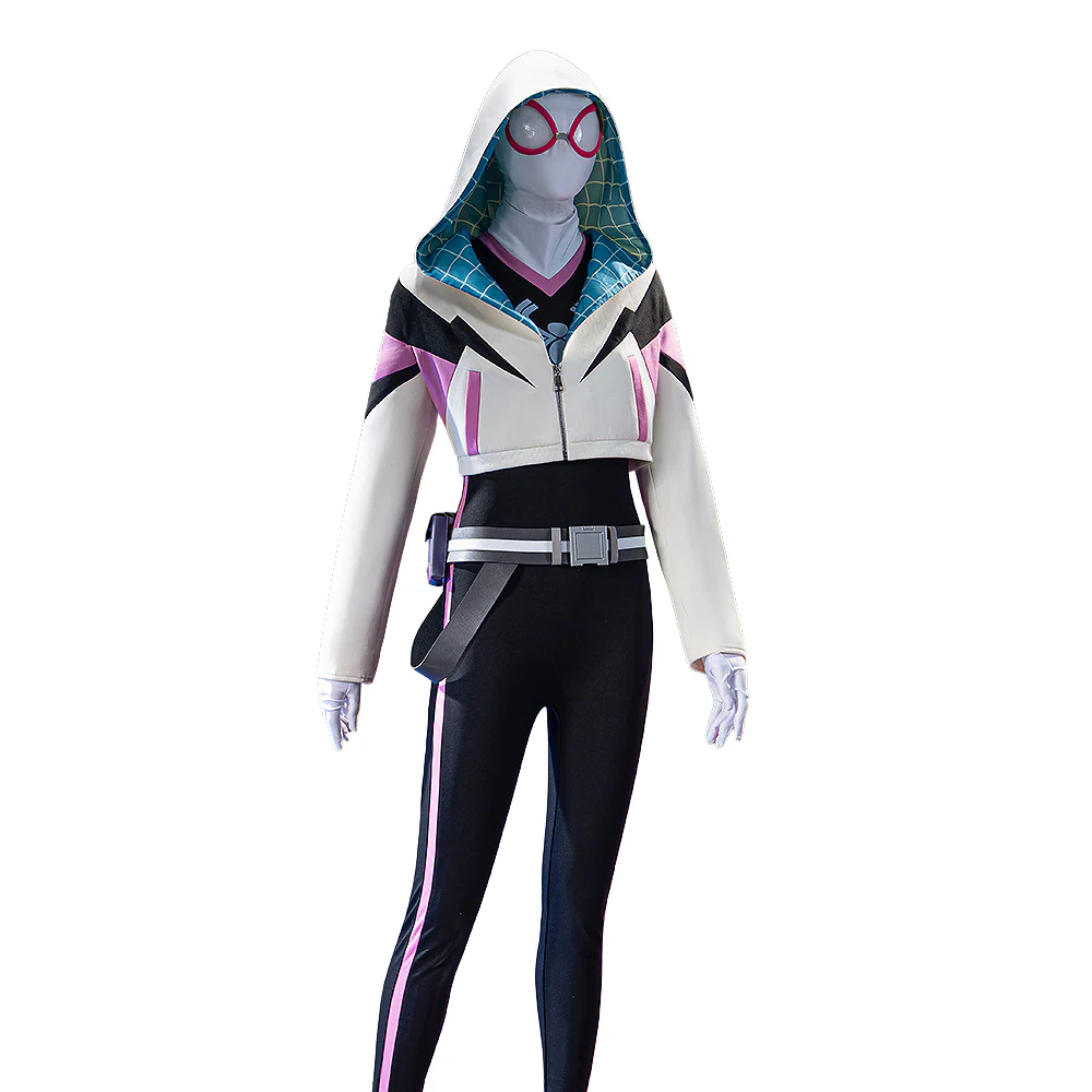 DokiDoki-R Movie Cosplay Cosplay Black Purple Bodysuit Costume - Image 5