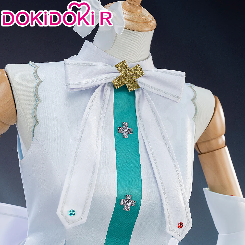 【In Stock】DokiDoki-R Movie Cosplay Costume Dress Open Meets WHO CAN'T SING From The Window SEKAI - Image 3