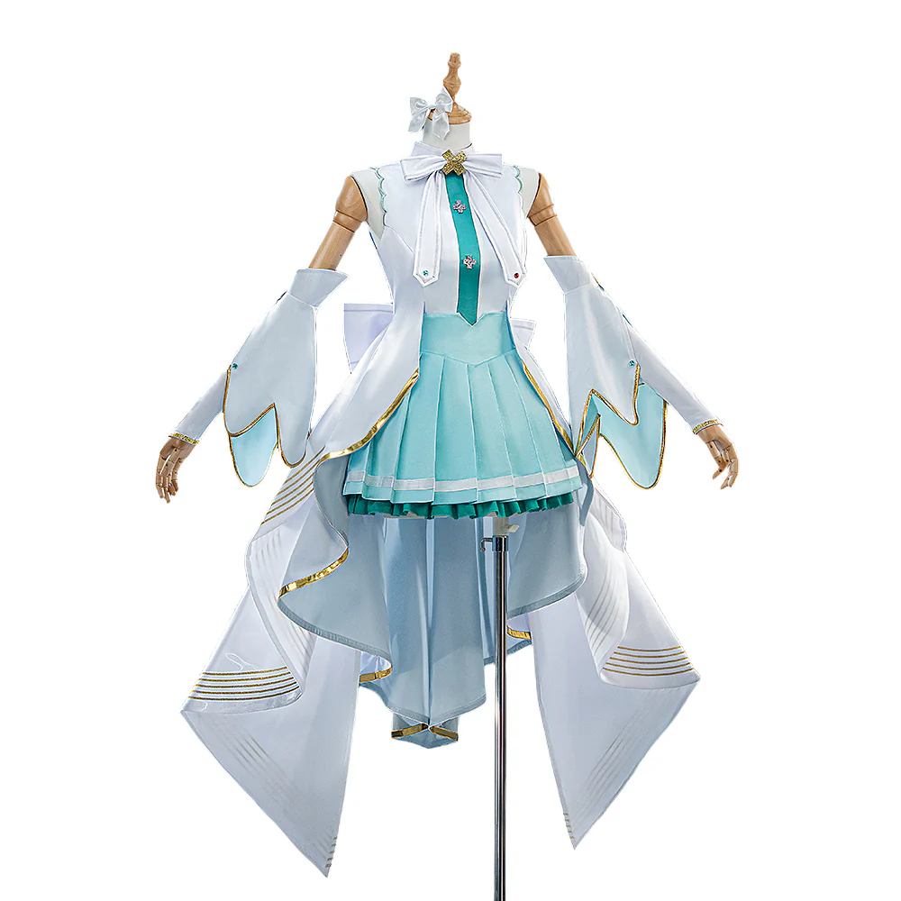 【In Stock】DokiDoki-R Movie Cosplay Costume Dress Open Meets WHO CAN'T SING From The Window SEKAI - Image 5