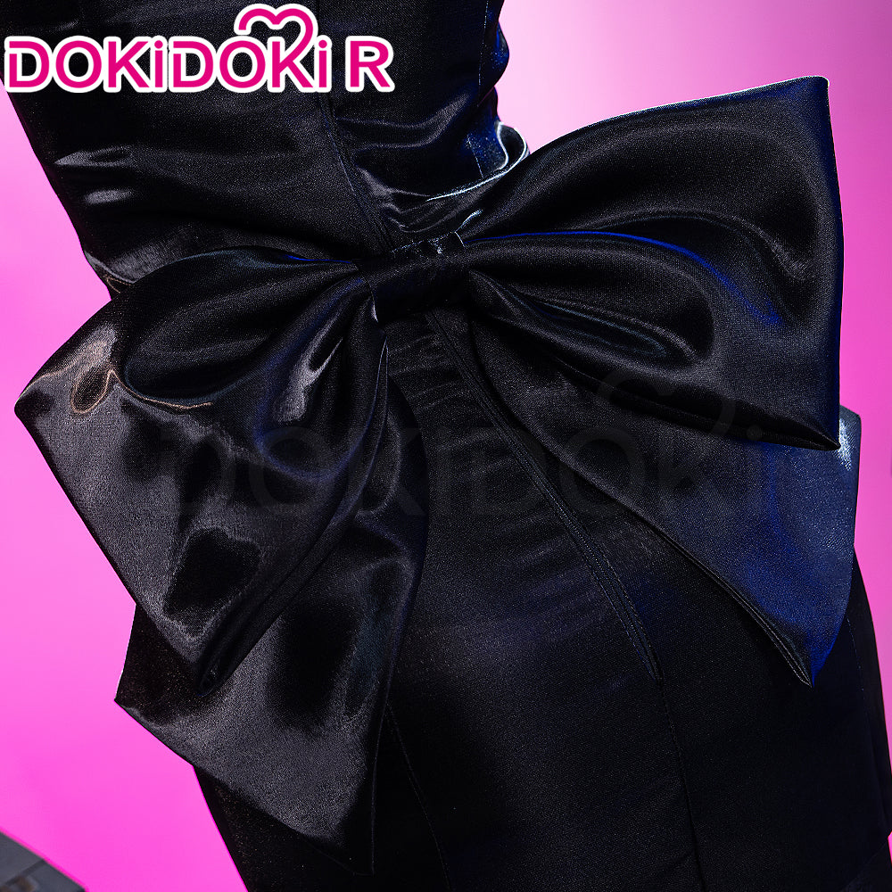 【Ready For Ship】DokiDoki-R Music Video Cosplay Bunny Cafe Costume Black Dress 3rd anniversary - Image 4