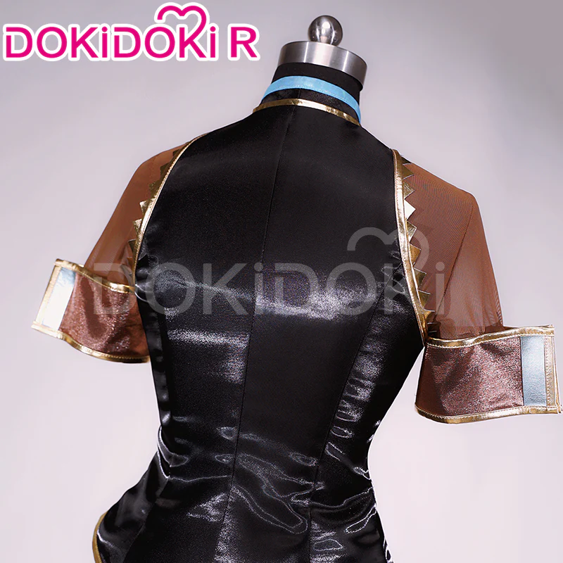【Partially Ready For Ship】DokiDoki-R VSINGER Cosplay Lukaa Costume Black Dress - Image 5