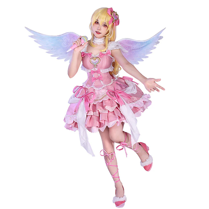 DokiDoki-SR Anime Aikatsu! Idol Activity Cosplay Hoshimiya Ichigo Cosplay Costume Cute - Image 5